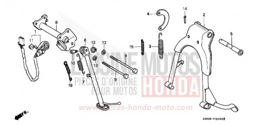 BEQUILLE CB250R de 1994